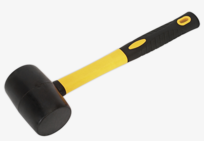 Details About Rmb100 Sealey Tools Rubber Mallet 1lb - Sealey Rmb Rubber Mallet Fibreglass Shaft, transparent png download