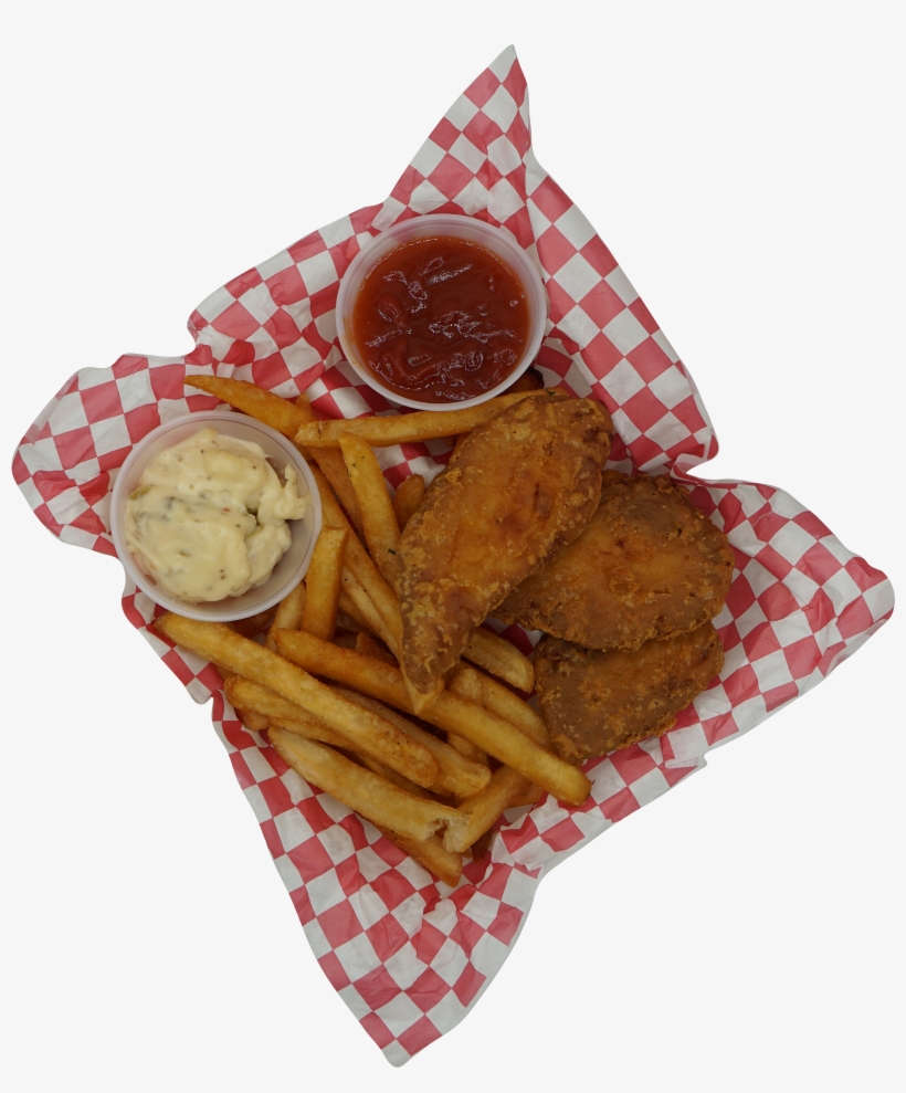 5 Fish & Chips - White, transparent png download
