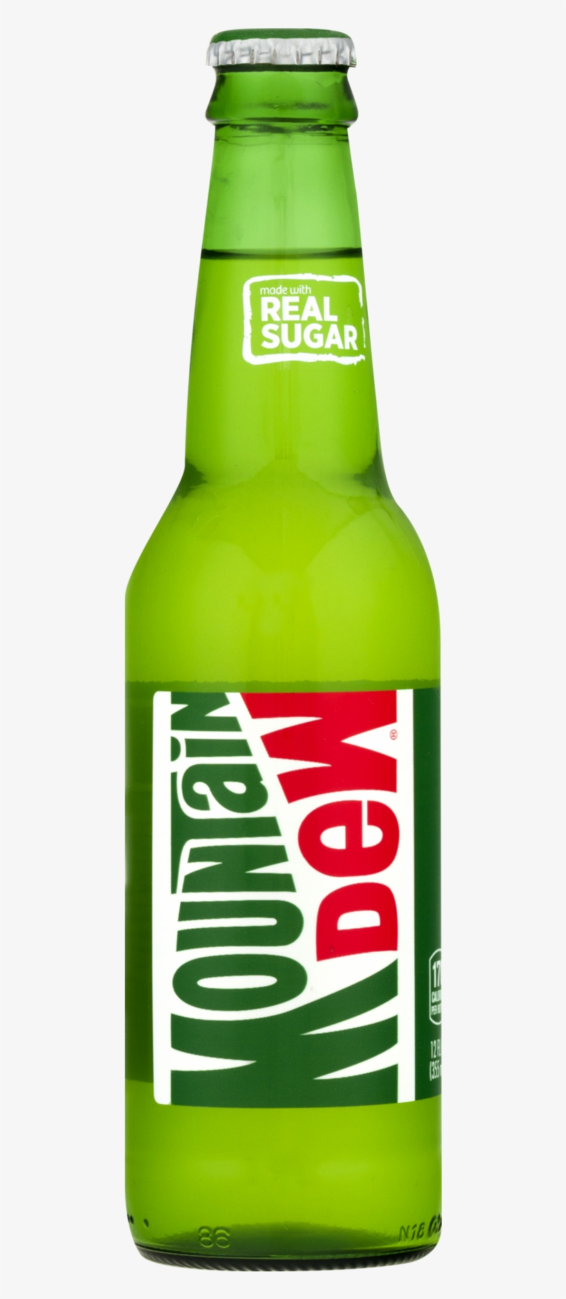 Mtn Dew Soda 12 Fluid Ounce Glass Bottle - Swiss Beer, transparent png download