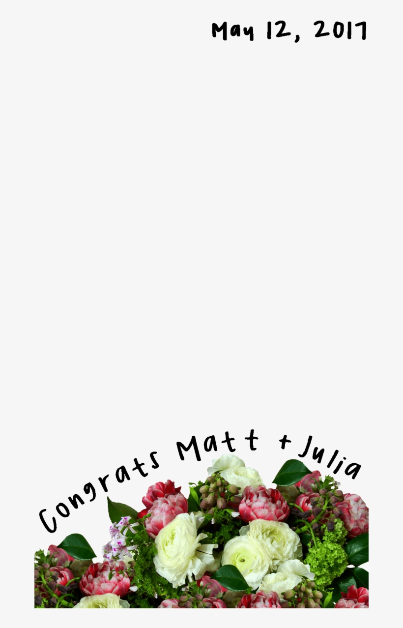 I Will Create A Snapchat Geofilter For Your Event - Garden Roses, transparent png download
