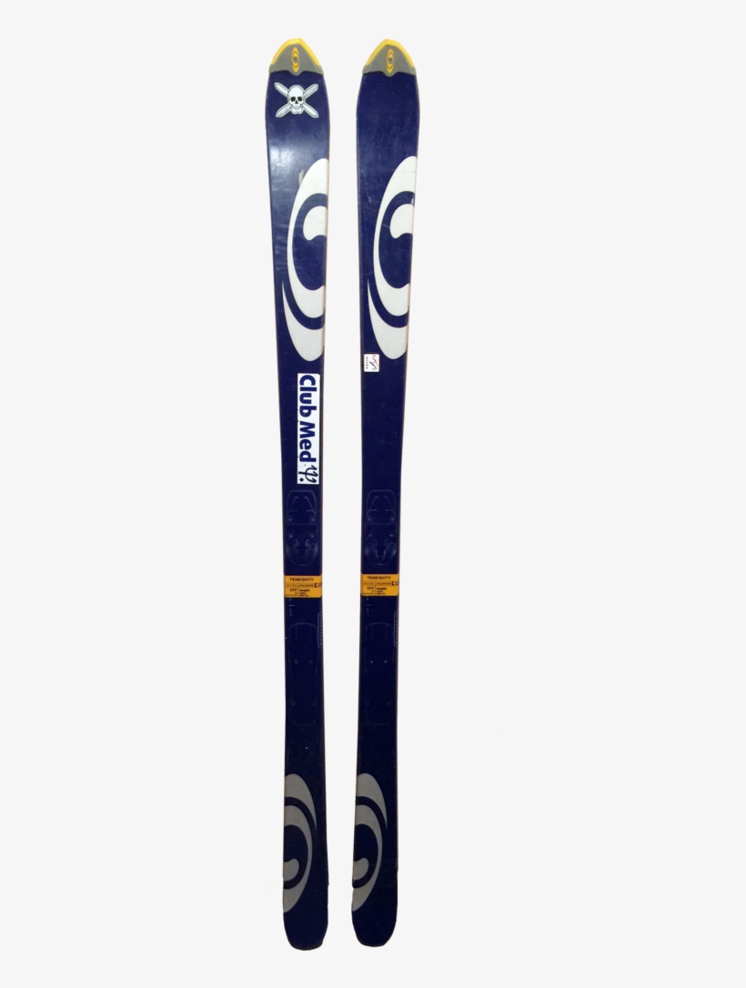 Jp Auclair's Very First Pair Of Salomon 10eighty Skis - Pair Of Skis With Transparent Background, transparent png download