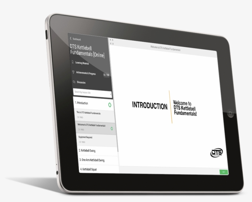 Dts Kettlebell Fundamentals - Tablet Computer, transparent png download