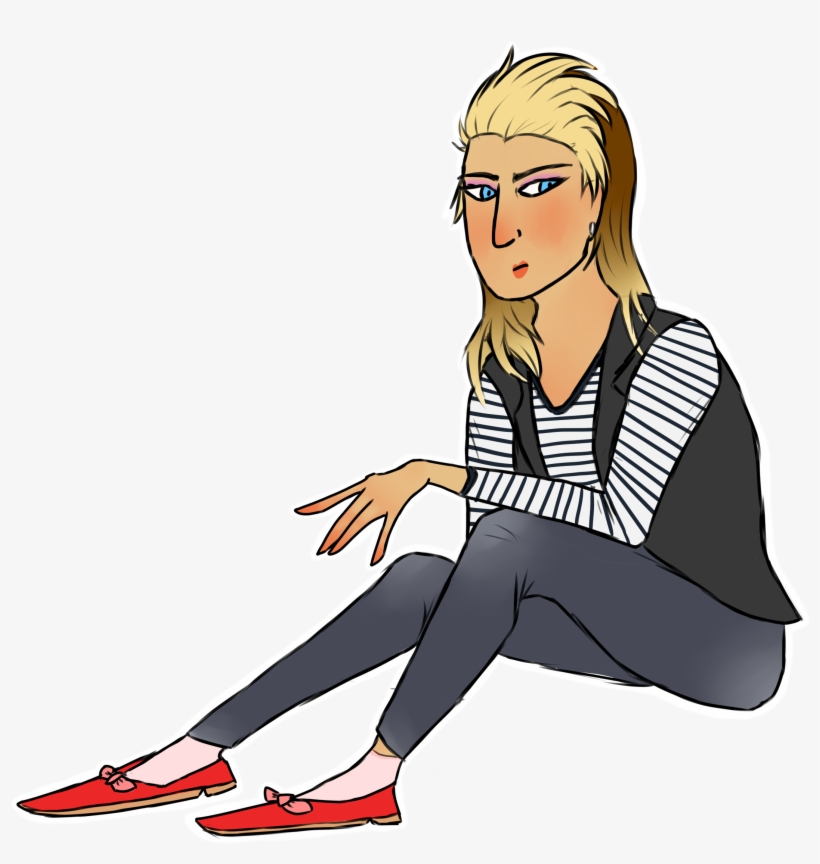 Red Shoes - Sitting, transparent png download