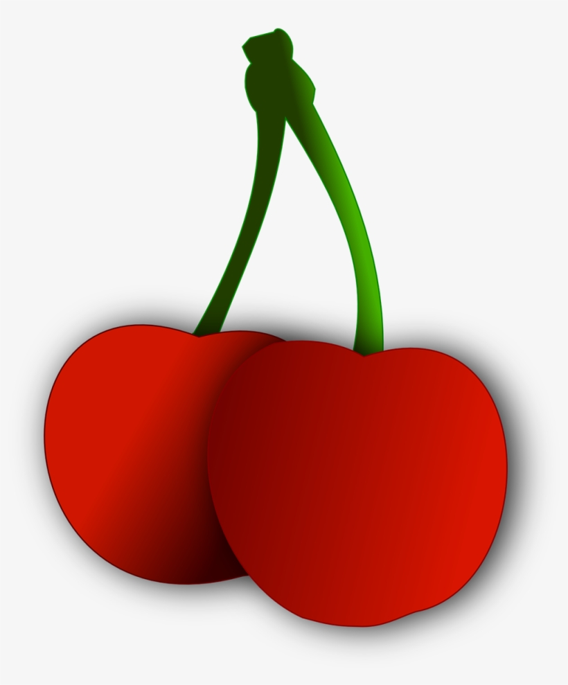Cherry Fruit Vector Image Png Image - Png Images Of Fruit Vector, transparent png download