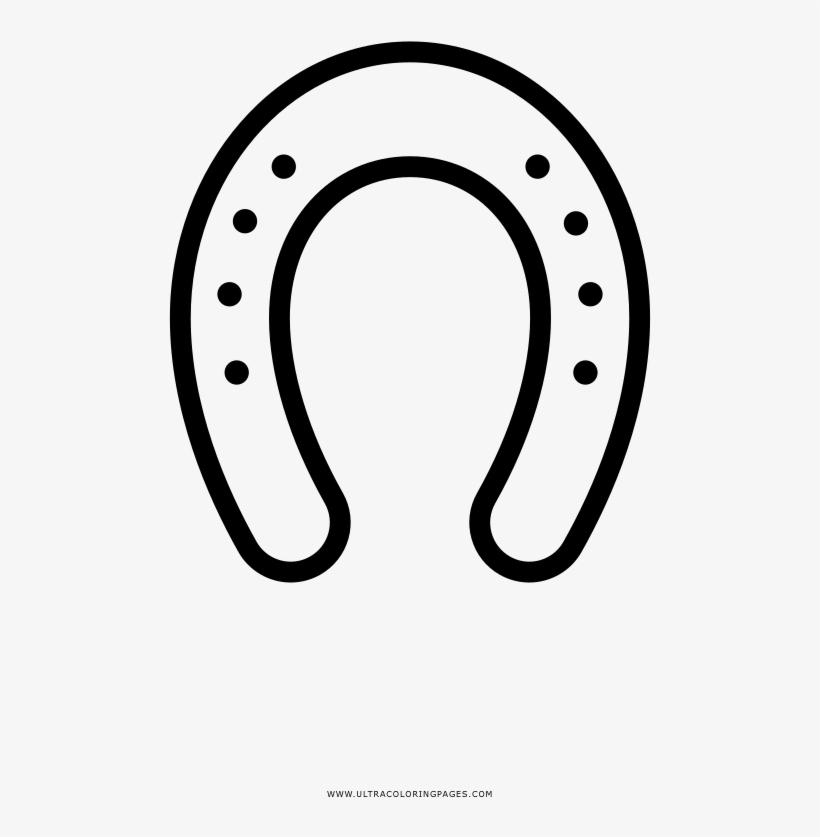 Herraduras Para Colorear / Dibujo Para Colorear Herradura Dibujos Para