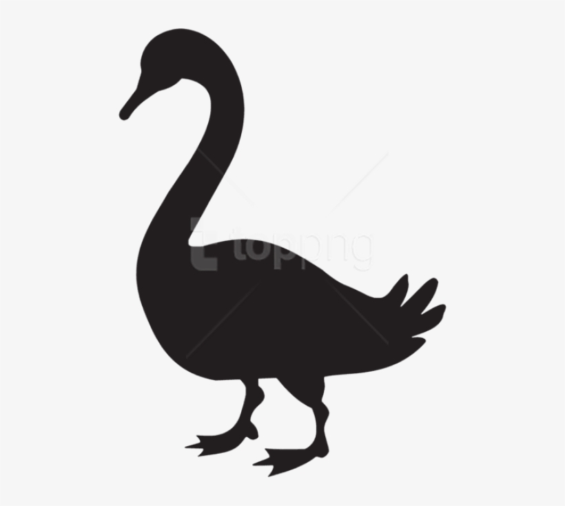 Free Png Goose Silhouette Png - Goose Silhouette, transparent png download