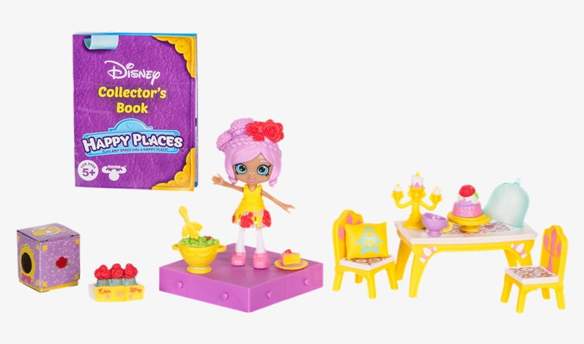 Shopkins Happy Places Disney Belle Dining Theme Pack - Шопкинс Хеппи Плейс Дисней Купить Украина, transparent png download