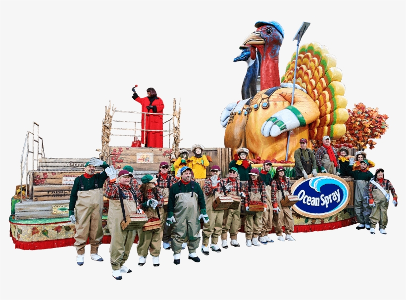 Image The Cranberry Cooperative - Macy Thanksgiving Day Parade Ocean Spray, transparent png download