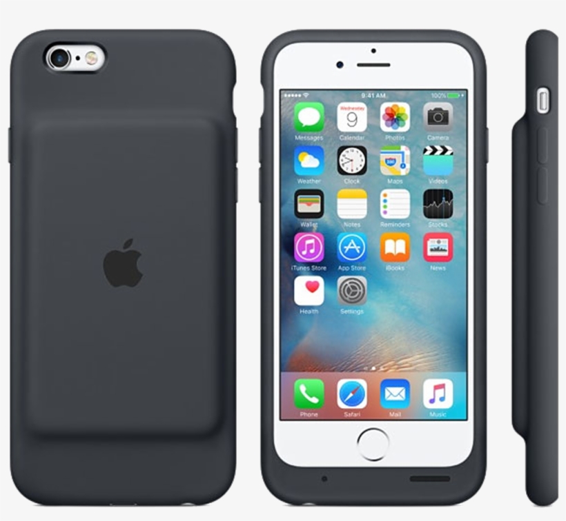 Apple Launches Battery Case For Iphone 6 & 6s - Battery Pack Case For Iphone Se, transparent png download