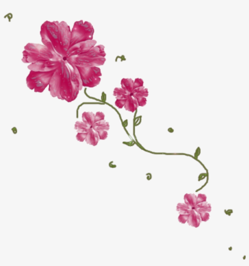 ##flower #flowers #pink #glitter #garden #gardening - Gilliflower, transparent png download