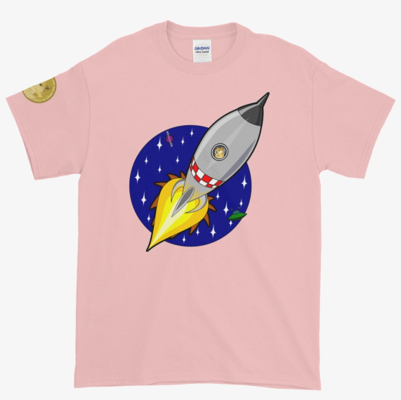 Dogecoin So Rocket T-shirt - Space Rocket Clipart, transparent png download