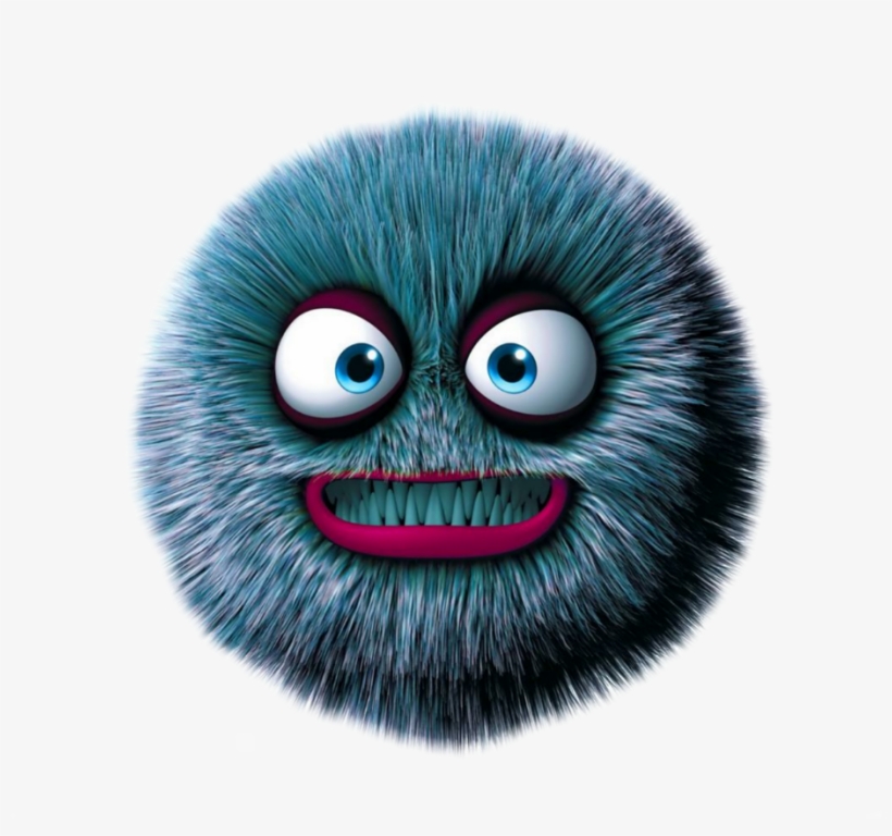 #blue #fluffy #monster #cute #sweetmonster - Monstruo Peludo Bebe, transparent png download
