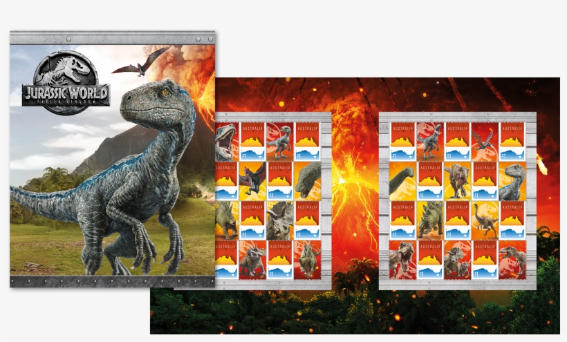 Jurassic World Fallen Kingdom Stamp Pack - Tyrannosaurus, transparent png download