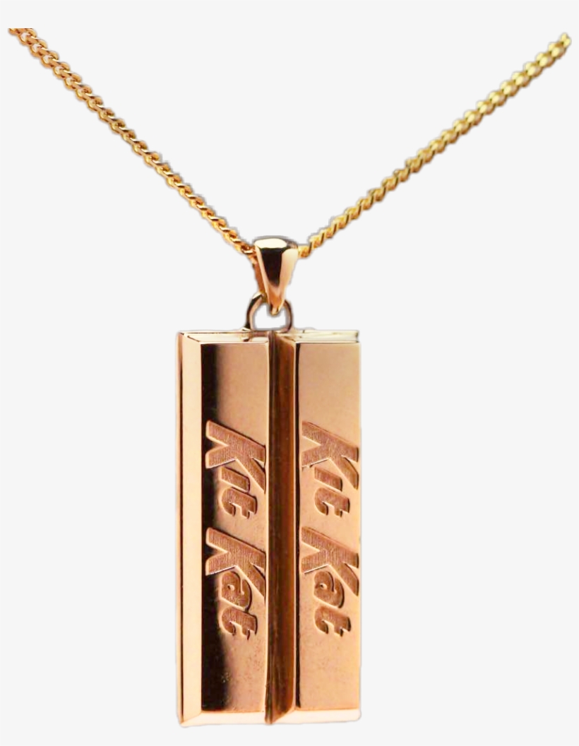 #goldchain #jewelry #kitkat #maisonrashka #bling #necklace - Locket, transparent png download