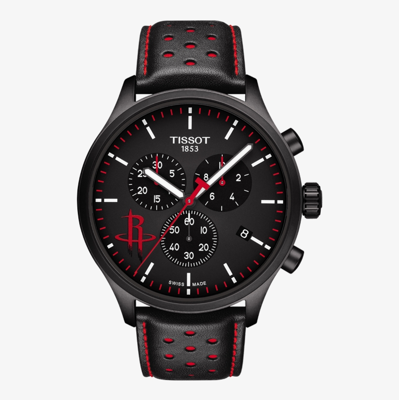Tissot Chrono Xl Nba Chronograph Houston Rockets - Tissot Houston Rockets Watch, transparent png download
