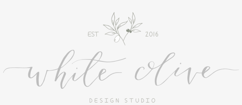White Olive Design Studio - Calligraphy, transparent png download
