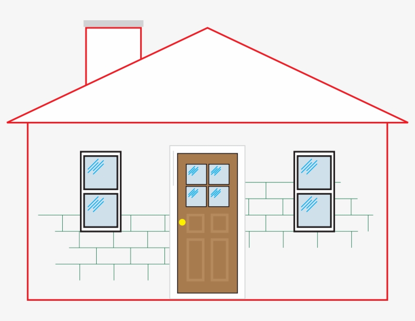 Netalloy-roof Free Small House - Door, transparent png download