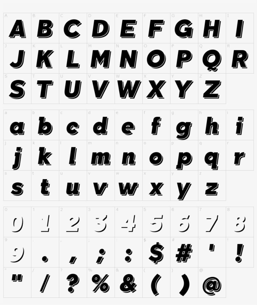 Tabarra Black Shadow Font - Cherry Swash Font, transparent png download