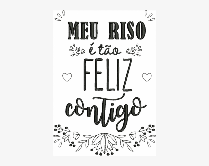 Meu Riso É Tão Feliz Contigo - Desenhos Preto E Branco, transparent png download