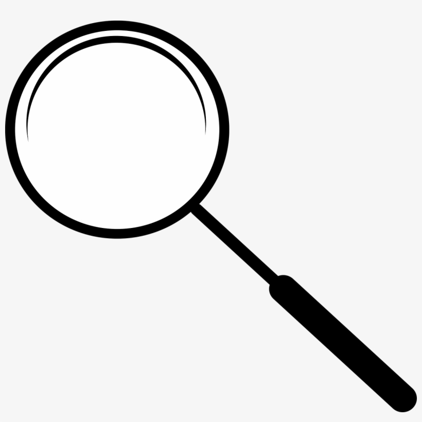 Glass Magnifier Search Png Image - Lente Di Ingrandimento Vettoriale, transparent png download