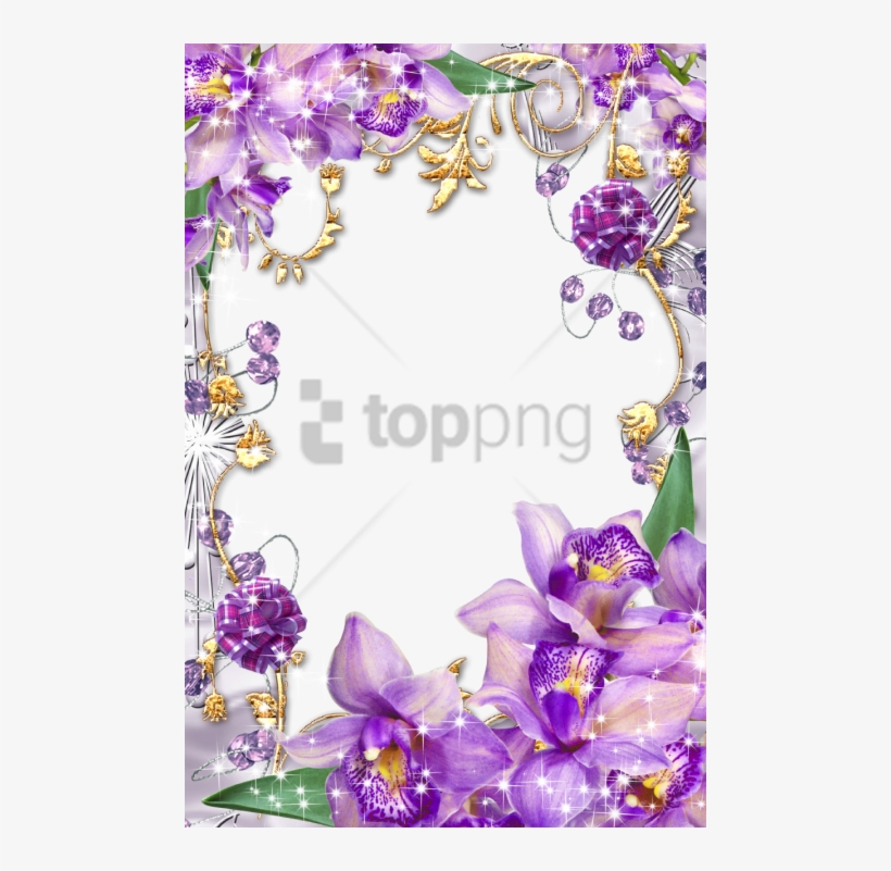 Free Png Borders And Frames Flowers Png Image With - Floral Frames And Borders, transparent png download