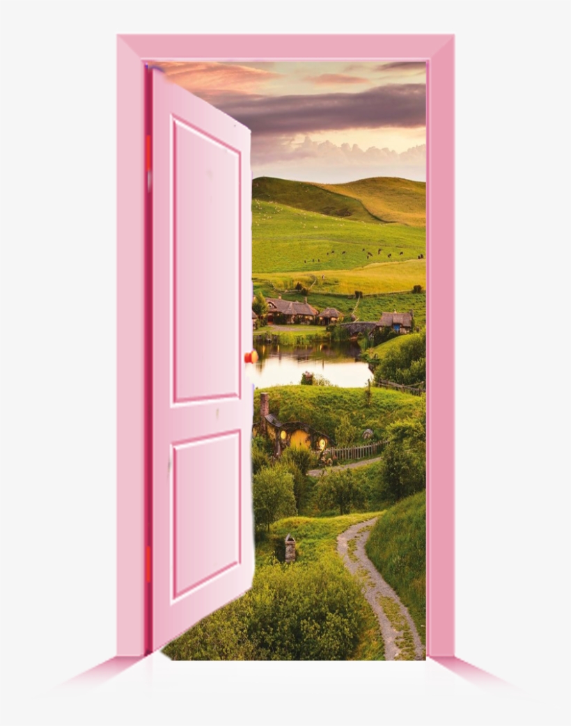 #door #theshire #hobbiton #lotr #thehobbit - Open Door, transparent png download