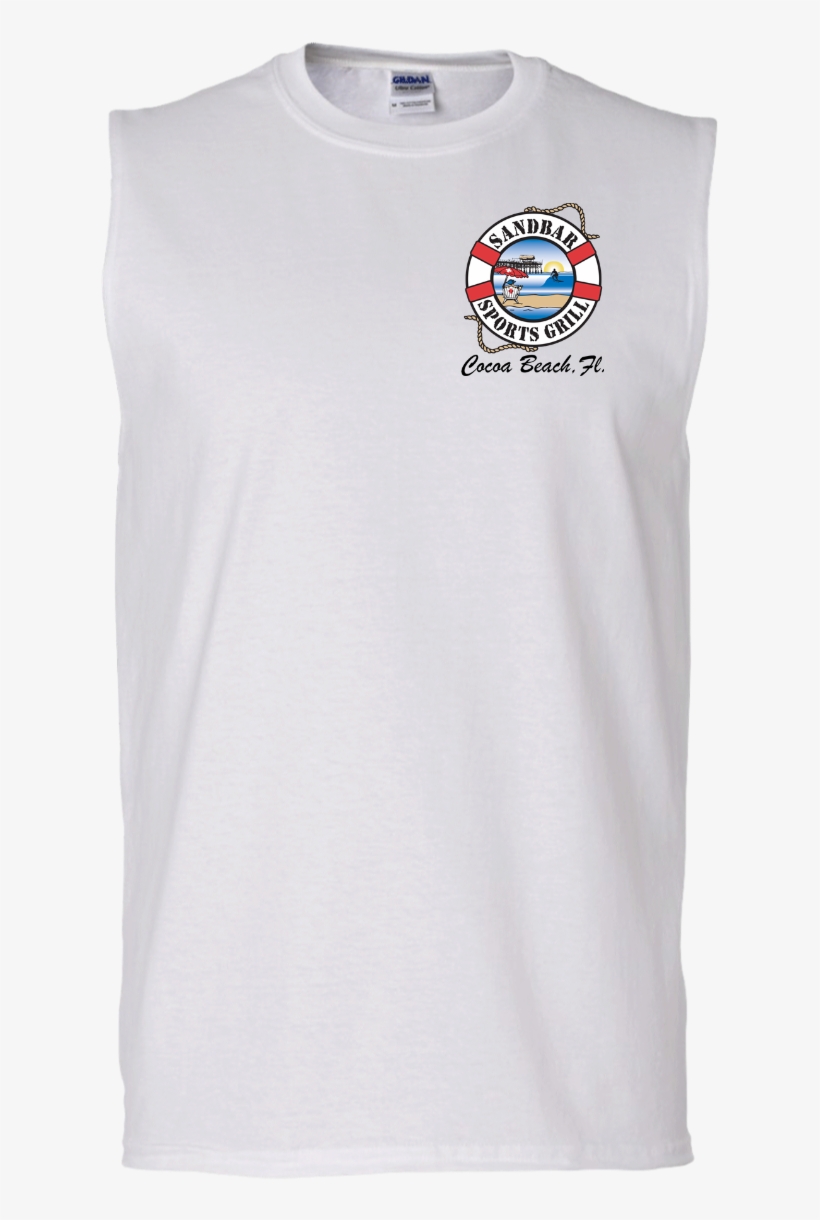 Mens White Trash Bash Gildan Ultra Cotton Sleeveless - Active Shirt, transparent png download