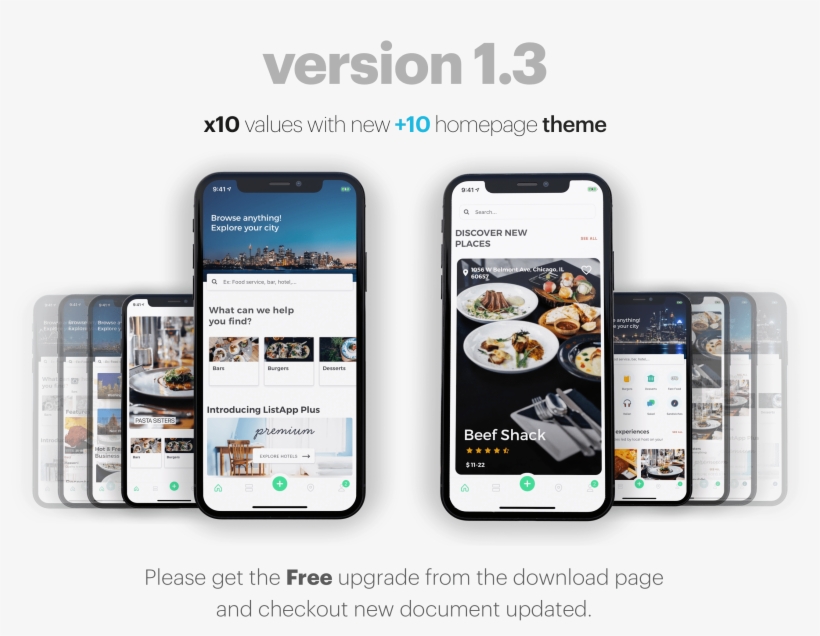 Listing Directory React Native Template - Iphone, transparent png download