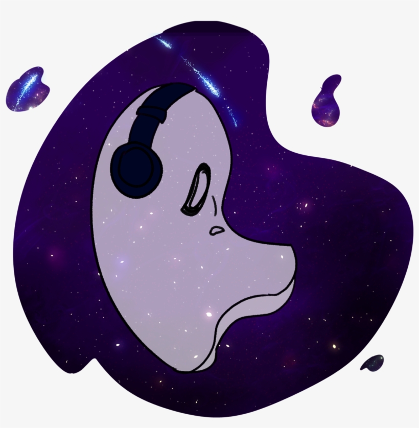 Redid An Old Drawing Of Napstablook - Cartoon, transparent png download