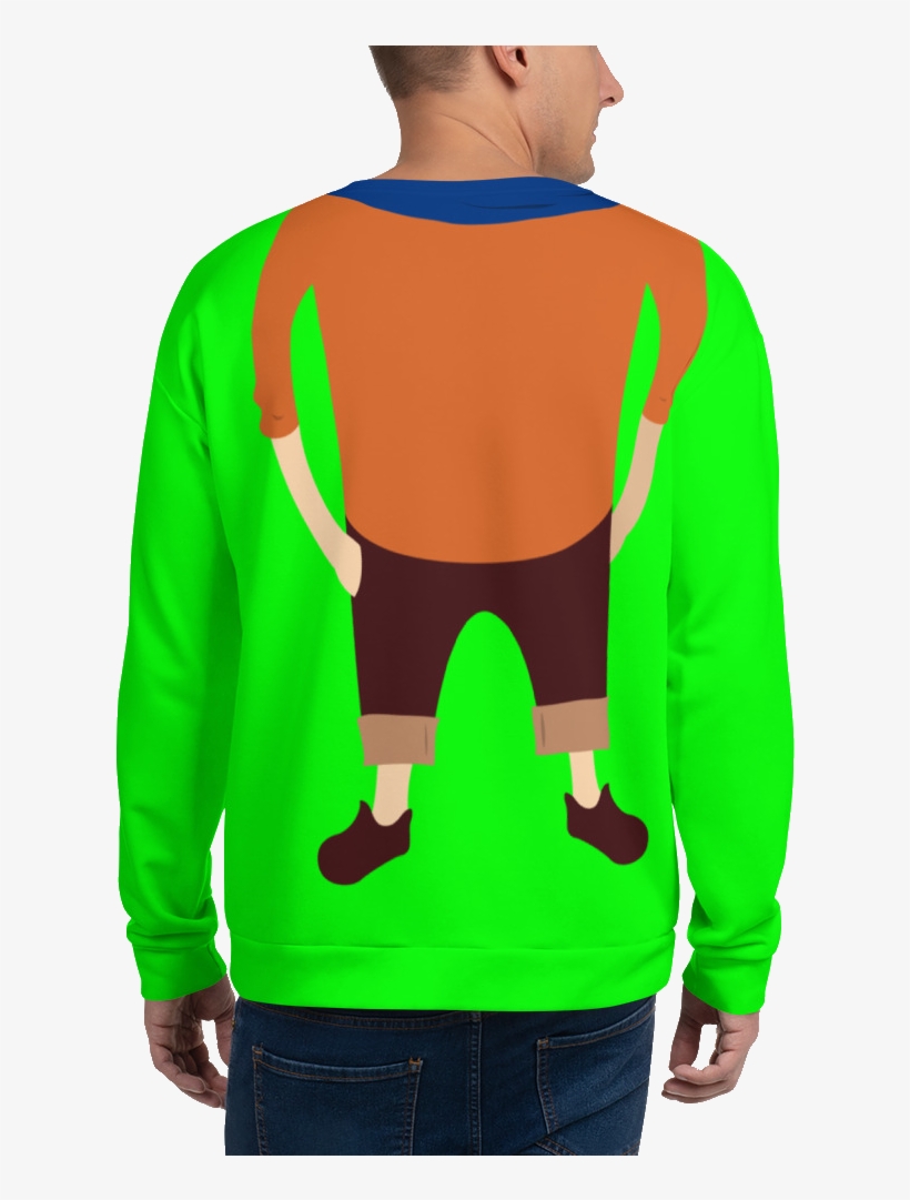 Hipster Scarf Green Screen Top - Sweatshirt, transparent png download