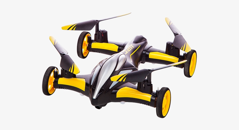 Air&round Dual-mode Flying Car - Quadcopter, transparent png download