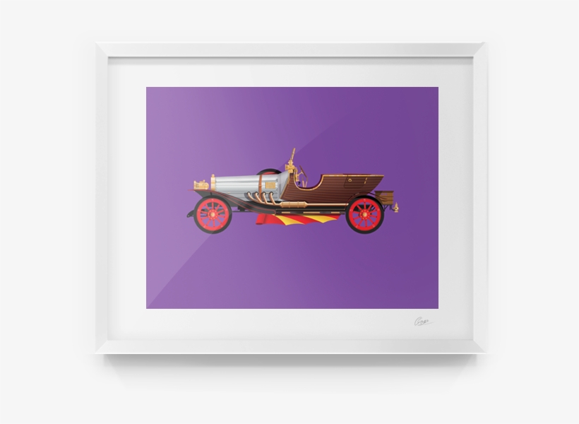Chittychitty-frame - Antique Car, transparent png download