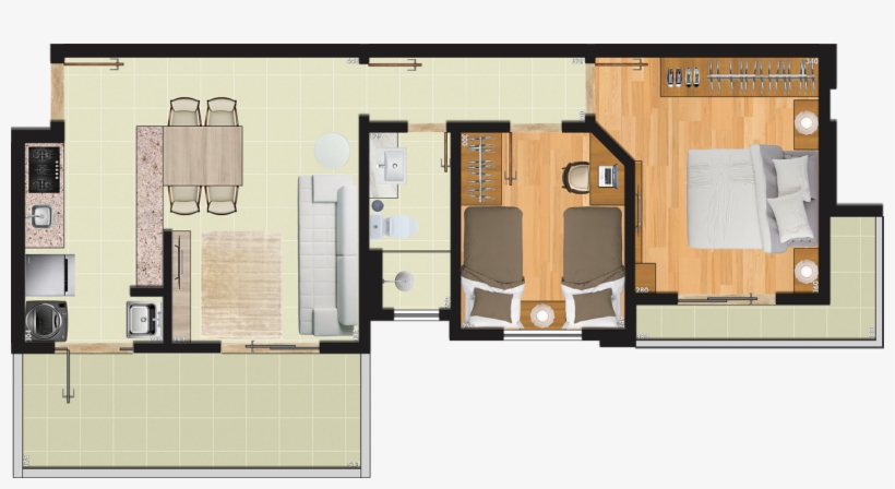 La Provence Planta - Floor Plan, transparent png download