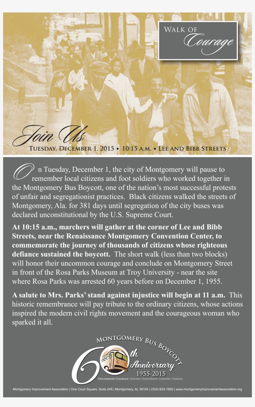 Courage Walk Flyer - Poster, transparent png download