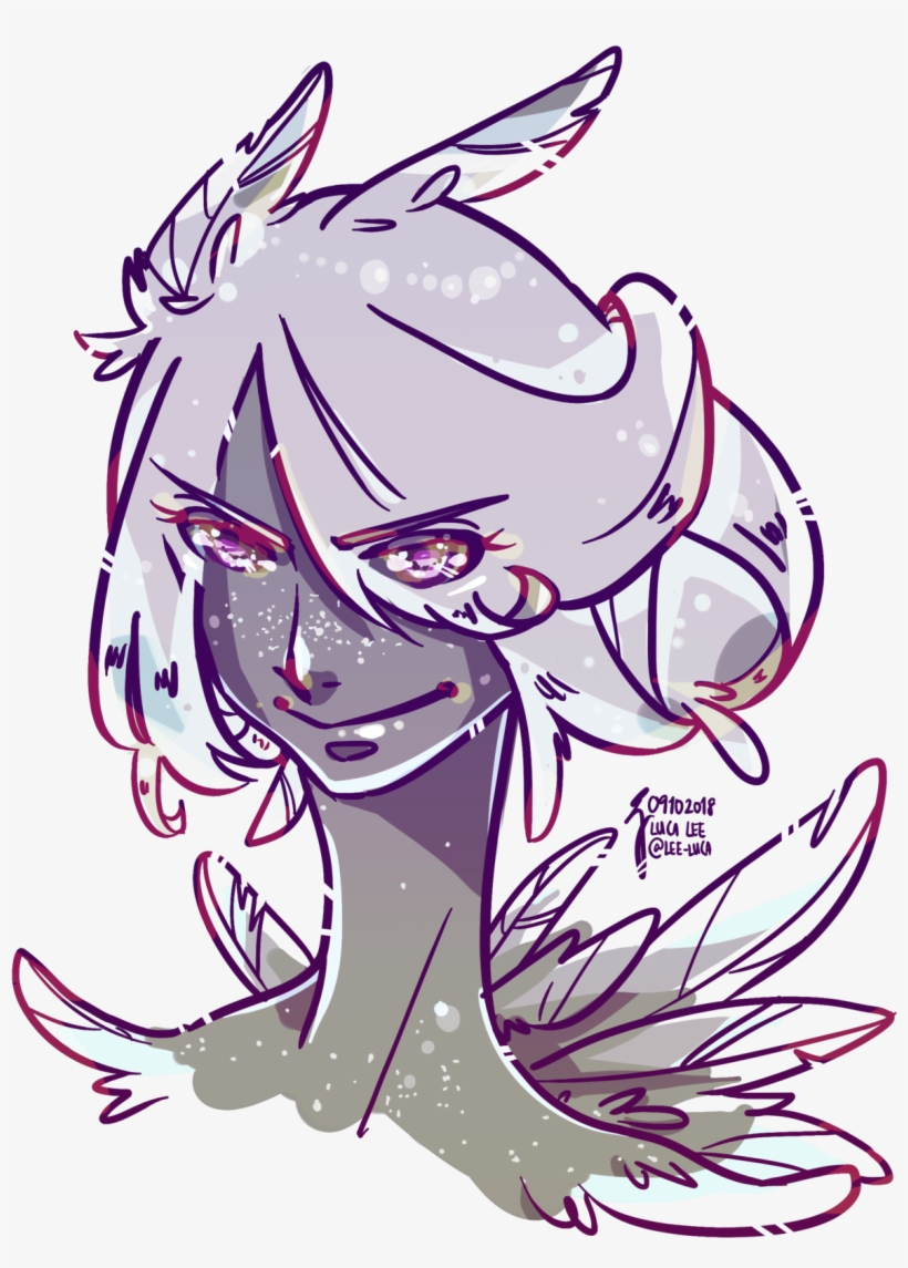 Feathers, Freckles, And The 'addition' Layer Blending - Illustration, transparent png download