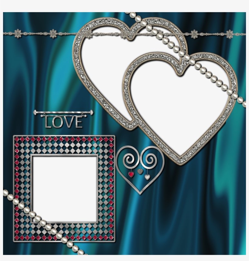 Scrapbook Scrap Frame Heart Png Image - Necklace, transparent png download