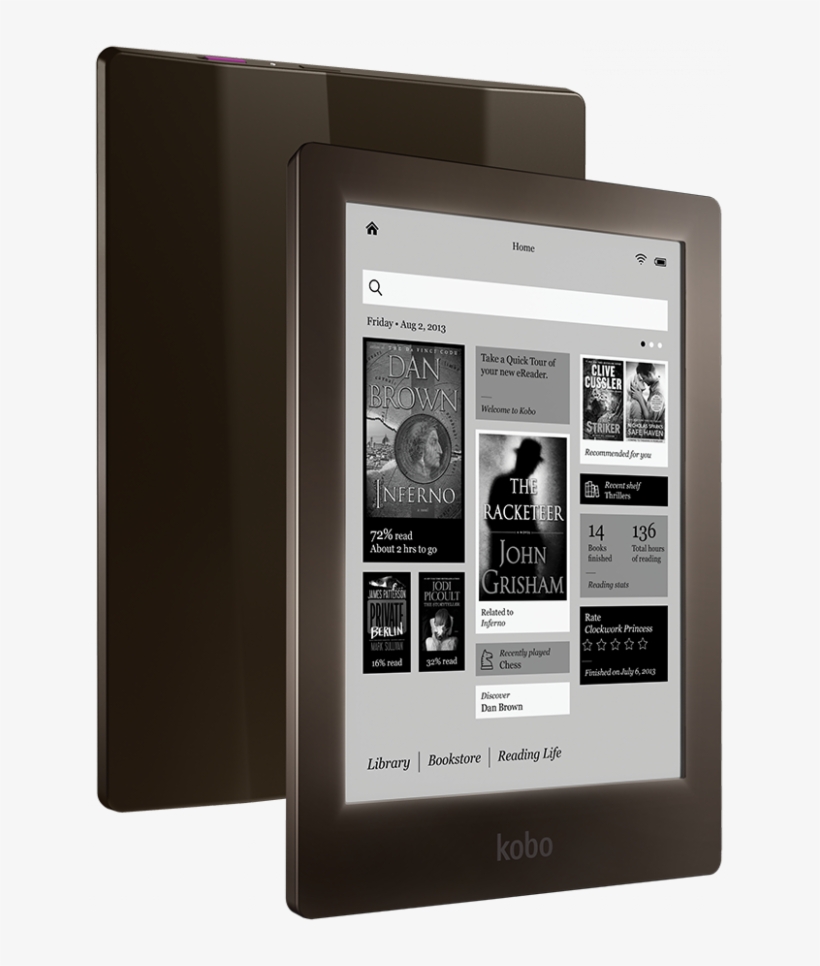 Kobo's Limited Edition Aura Hd Brings The Pixel Density - E Reader Kobo Aura Hd, transparent png download