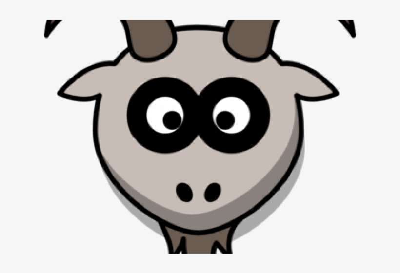 Head Free On Dumielauxepices - Cartoon Animals Goat, transparent png download