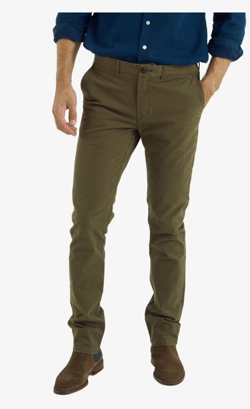 Army Green Chinos, transparent png download