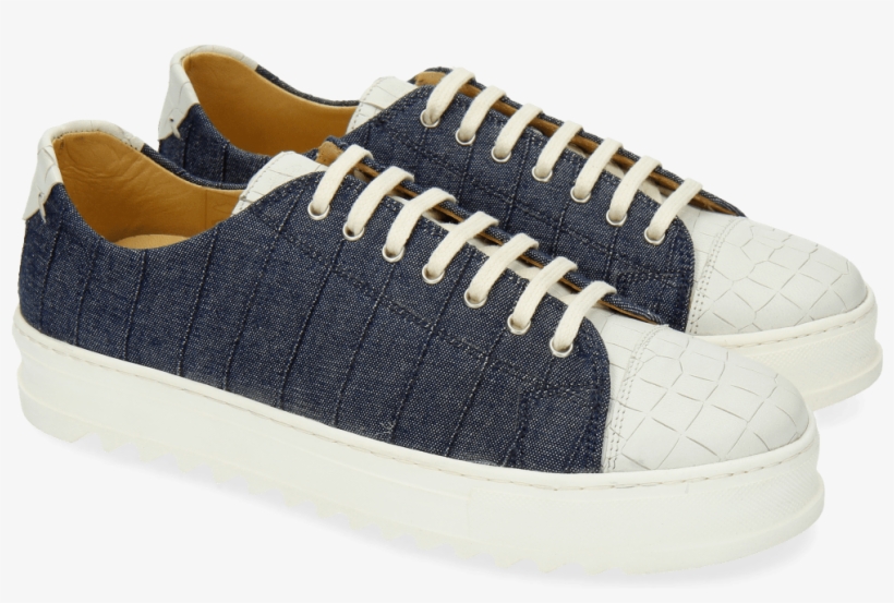 Maxima 3 Raw Denim Navy Sneakers - Skate Shoe, transparent png download