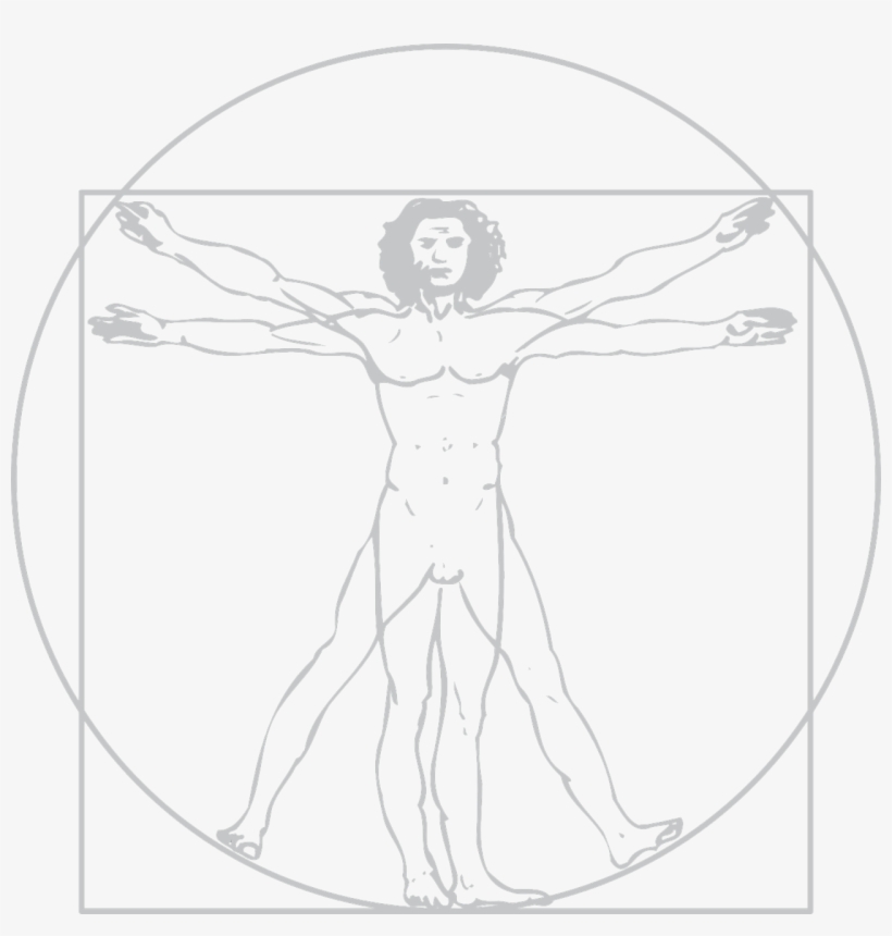 Healthcare Symbol Health Icon Png Image - Vitruvian Man Vector Png, transparent png download