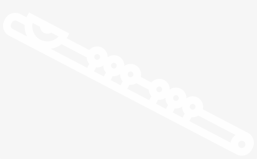 Free Icon Download Stock - Flute Icon White, transparent png download