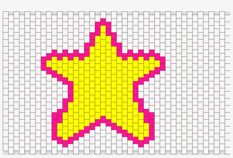 Cute Star Kandi Pattern - Animal Crossing Star Flag, transparent png download