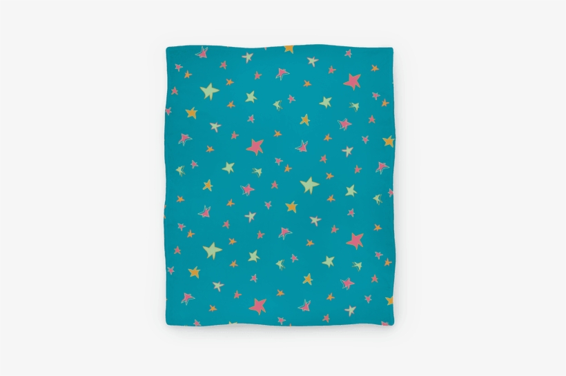 Radical 90s Star Pattern Blanket - 1990s, transparent png download