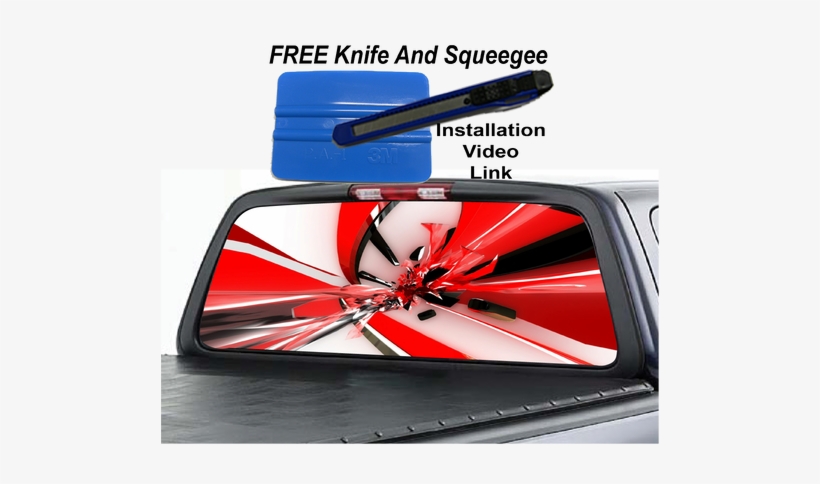 Chevy Silverado Back Glass Decal, transparent png download