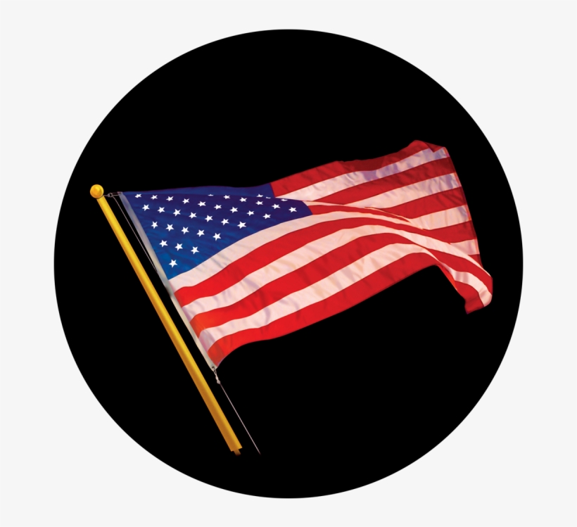 American Flag - Waving - Apollo American Flag Waving Glass Gobo Cs-0117, transparent png download
