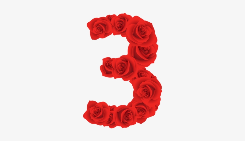 Rosas Rojas Número Tres - Rosas Rojas Png, transparent png download
