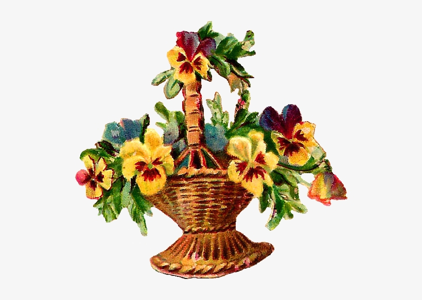 Antique Images - Basket, transparent png download