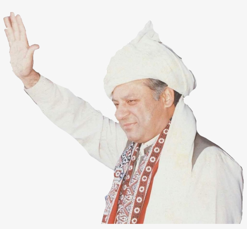 Nawaz Sharif Waving Hand To Public Png - Nawaz Sharif Pic Png, transparent png download