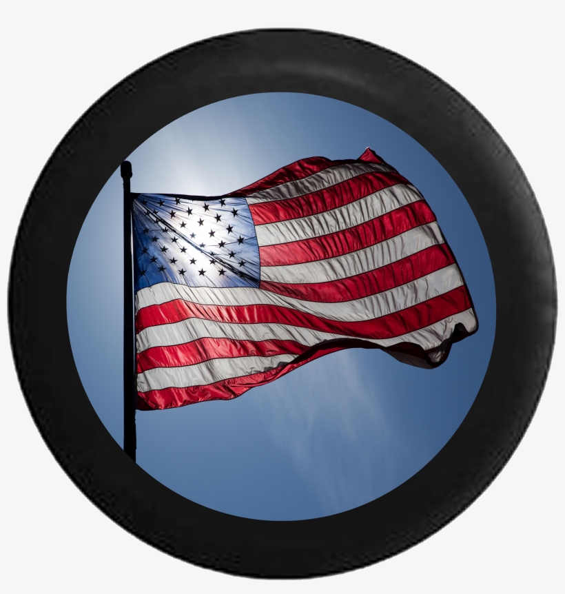 American Flag Waving Sky Stars Stripes Military Patriotic - Gateway Eagle Council Xlvii, transparent png download